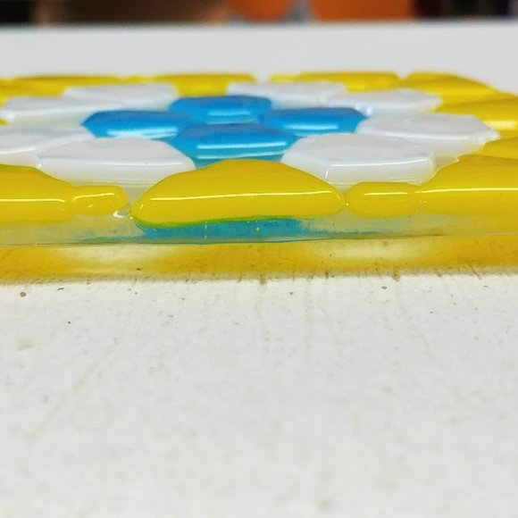 Fused Glass Granny Square Coasters - Picture 10 of 10